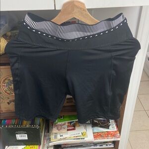 adidas Women's Black Bike Shorts with Pockets